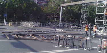 聚焦展覽營銷——辭舊迎新，畢加為深圳羅湖愛國花市搭建