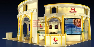 留住美麗，首先要靚麗的美博會展臺裝修